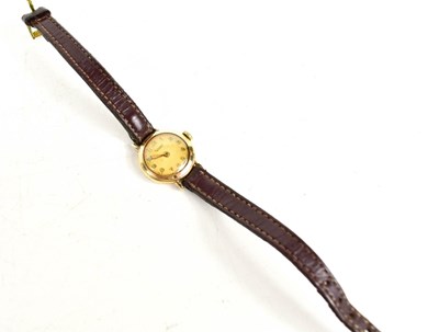 Lot 180 - A Rotary 9ct gold cased 1920s wristwatch, with...