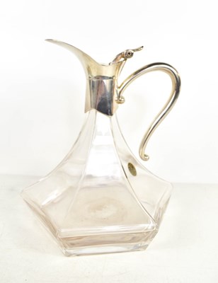 Lot 240 - A Royal Crystal Rock Italian glass and silver...