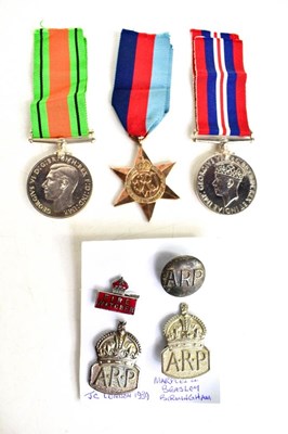 Lot 237 - A WWII medal group including 1945 star,...