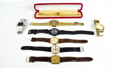 Lot 170 - A selection of vintage and later wristwatches,...