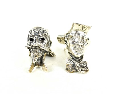 Lot 219 - Two Dell Arte silver 800 grade place holders,...