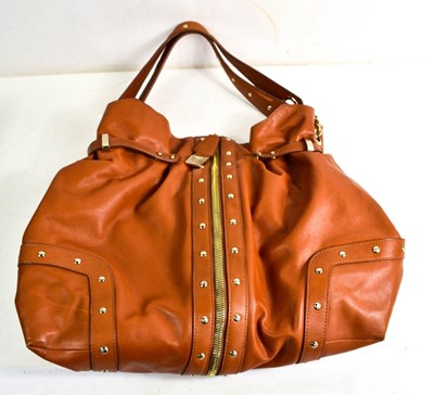 Lot 247 - An Aspinal of London tan leather tote bag,...