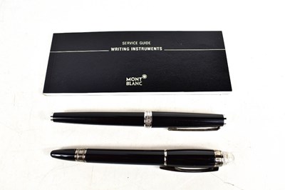 Lot 197 - A Mont Blanc biro and a Mont Blanc pen, with...