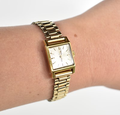 Lot 181 - A vintage Omega ladies wristwatch, with square...