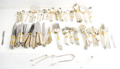 Lot 234 - A large group of Sterling silver cutlery, the...