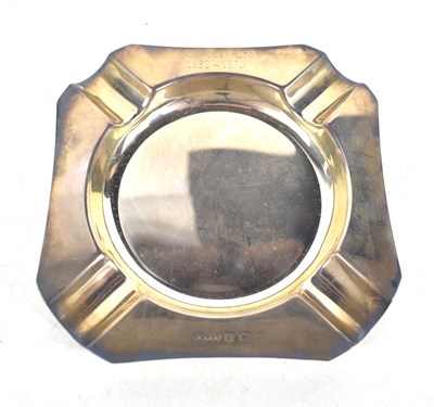 Lot 202 - A silver H. Brothers ashtray, bearing...