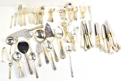 Lot 233 - A collection of sterling silver cutlery to...