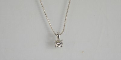 Lot 236 - A silver and cubic zirconia Italian pendant...