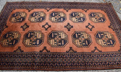 Lot 316 - An antique Middle Eastern wool rug, with...