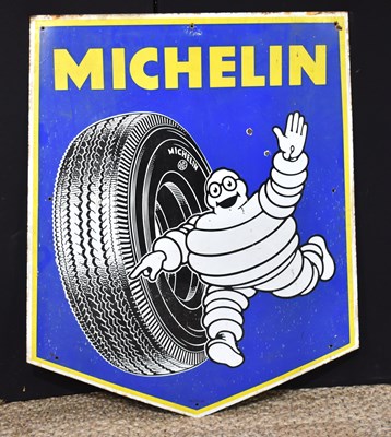 Lot 70 - Enamel Signs: A large vintage Michelin Tyres...