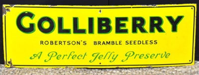 Lot 1 - Enamel Signs: A vintage 'Robertsons Bramble...