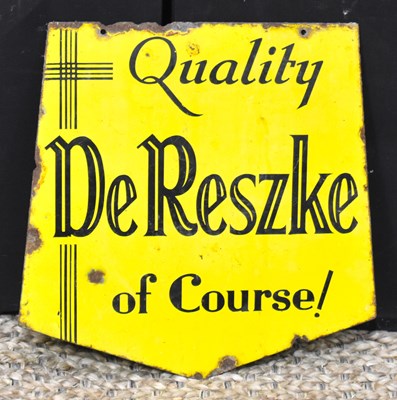 Lot 79 - Enamel Signs: A vintage 'Quality De Reszke of...