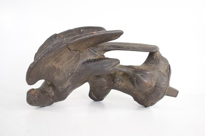 Lot 300 - An antique cast iron gate post finial in the...