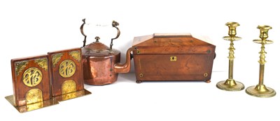 Lot 239 - A Regency mahogany tea caddy of sarcophagus...