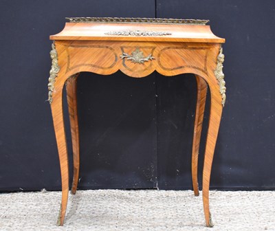 Lot 376 - A 19th century kingwood French jardiniere,...