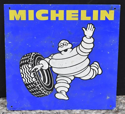 Lot 161 - A vintage aluminium "Michelin" advertising...