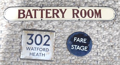 Lot 72 - Enamel Signs: A  group of vintage enamel signs...