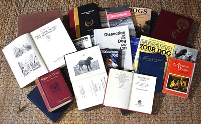 Lot 77 - Dogs: A collection of dog reference books to...