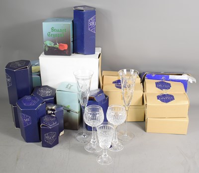 Lot 251 - A group of Stuart crystal glass to include...