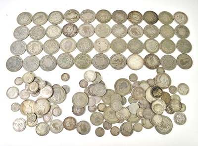 Lot 235 - A group of Victorian and later silver GB...