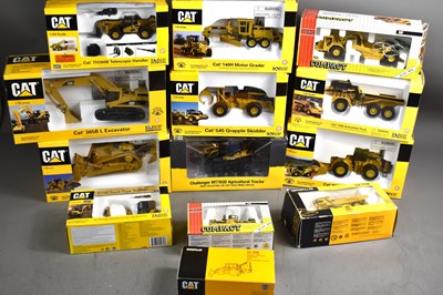 Lot 33 - A group of thirteen boxed Norscot "CAT" 1:50...