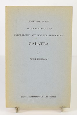 Lot 105 - Galatea by Philip Pullman, book proof copy for...