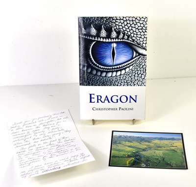 Lot 107 - Eragon, by Christopher Paolini: A rare signed...