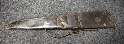 Lot 422 - A Machiavelli Frieze brown leather gun slip,...