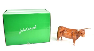 Lot 290 - A Beswick porcelain model of a Highland cow,...