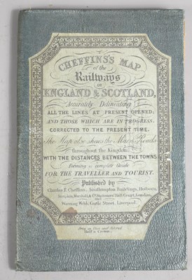Lot 56 - A 19th century Cheffins's Map Of The Railways...