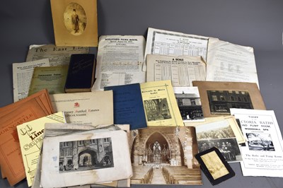 Lot 57 - Local interest: A collection of ephemera...