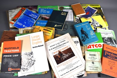 Lot 60 - A collection of motoring related ephemera to...