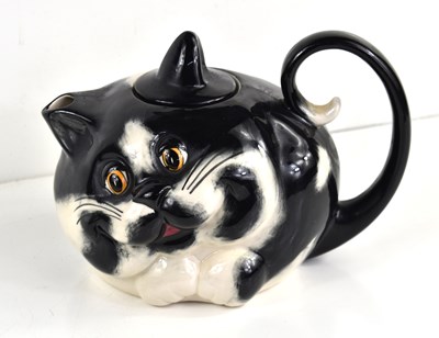 Lot 262 - A novelty Carlton Ware handpainted teapot in...