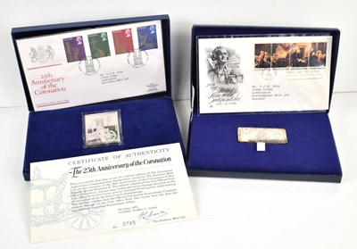 Lot 225 - A Danbury Mint silver ingot, 200th Anniversary...
