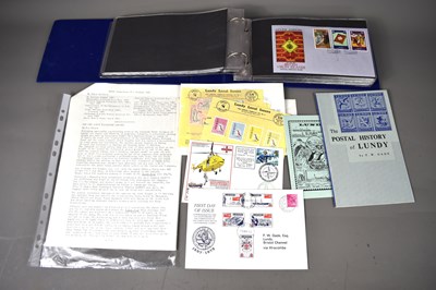 Lot 85 - A group of Lundy Island related ephemera to...