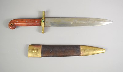Lot 340 - An American Rifleman's knife, in the style of...