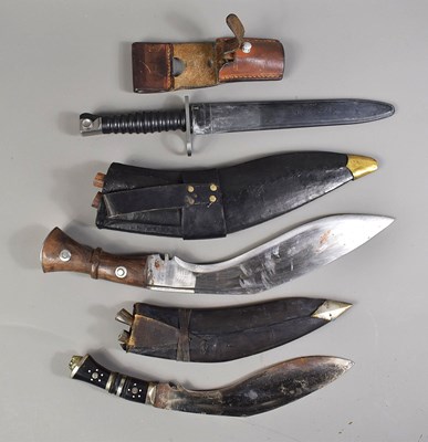 Lot 333 - A Swiss STG 57 bayonet and scabbard tigether...