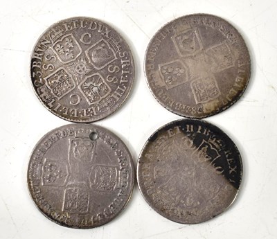Lot 203 - A Charles II silver shilling dated 1663...
