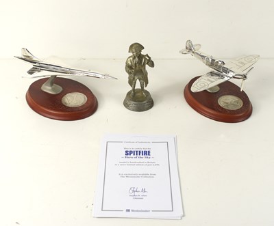 Lot 117 - Two Westminster hand made models of a Spitfire...