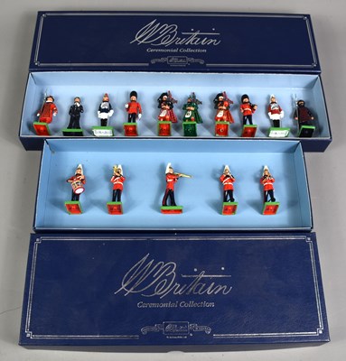 Lot 19 - Two boxed W. Britain metal toy soldiers...