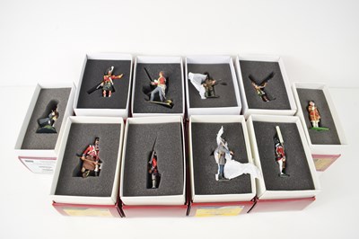 Lot 24 - A collection of W. Britain metal toy soldiers...
