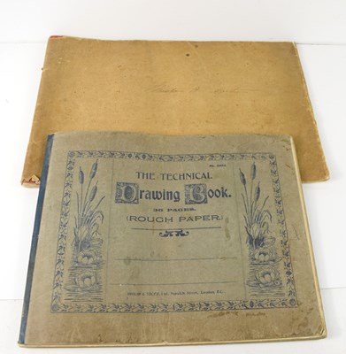 Lot 42 - Two Edwardian and Victorian sketch books,...