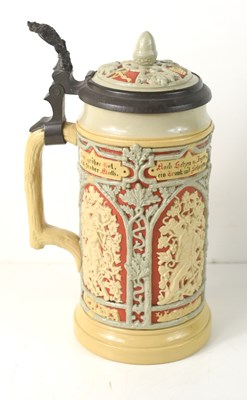 Lot 267 - A Villeroy & Boch Mettlach beer stein,...