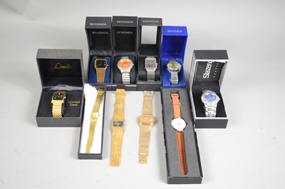 Lot 324 - A collection of wristwatches, mostly boxed, to...