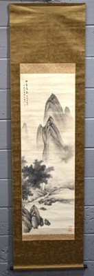 Lot 381 - Yamada Kaido (Japan, 1868-1924): a ink and...