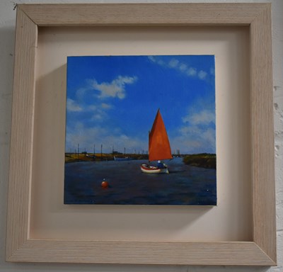 Lot 373 - Matthew Garrard (20th Century): Afternoon Sail,...
