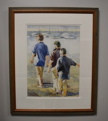 Lot 378 - Catherine Staveley (20th Century): Lines and...