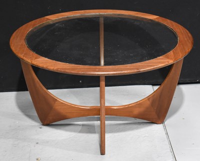 Lot 399 - A Mid-Century G-Plan Astro circular teak wood...