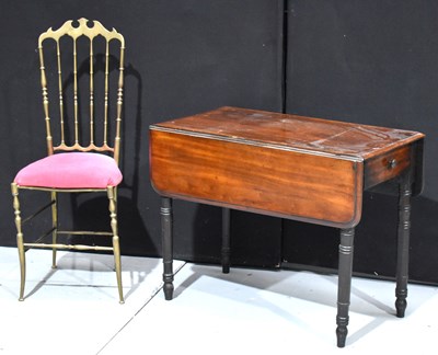 Lot 434 - A Victorian mahogany Pembroke table with...