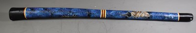 Lot 206 - A 20th century hand painted digeridoo, signed...
